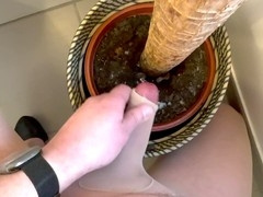 Stranger in tights and heels