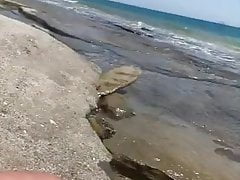 Nude walk on Kos beach