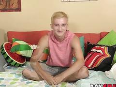 Twink is excited to show you how he masturbates