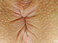 Pulsating Orgasm with Anal Contractions close up Asshole