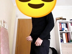 Hot Businessman Jerks off in His Home Office