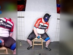 Gay human pup, buttfuck, lycra