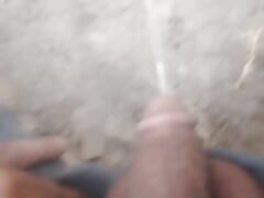 Public place my cock squirt boy in village