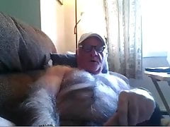 grandpa stroke on webcam