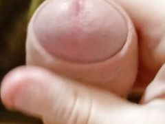 18 year old Russian knows how to masturbate his big penis well #5