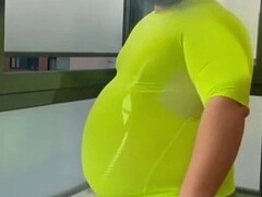 Big Fat Green Tennis Ball Scene