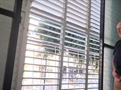 Looking Outside with Private Parts Exposed Always Excites Me...
