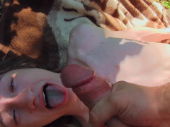 Czech slut with long hair taking that huge peen