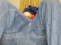 Inflatable Ass Speculum in Cock-Squeezing Backside (I make myself Spunk on Accident!)