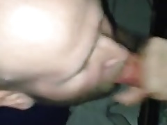 A glory hole sucker