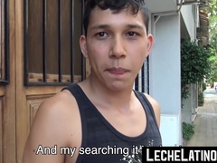 LecheLatinos.com - Young straight Latino picked up and raw fucked in a hot session