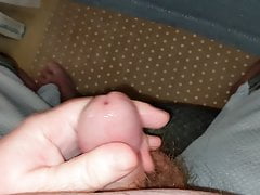 another nut shot over my cum-covered t-shirt