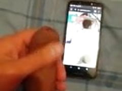 Cum shot en mi cuerpo