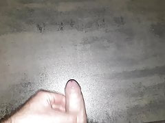 one week load - huge cumshot after long wanking session