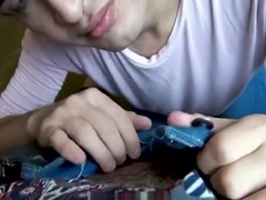 LatinMilk - Cute Boy Earns His Money By Sucking Cameraman?s Cock
