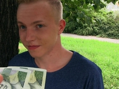 Blond-haired amateur twink wants a dick in his ass