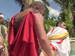 super-naughty twinks organise a humungous orgy fuck jamboree by the pool