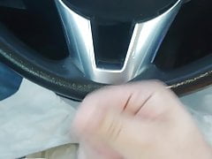 Another wank in the car
