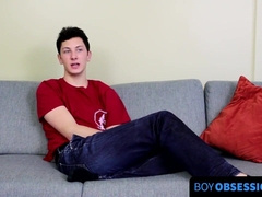 BoyObsession.com - Kyler Rex's steaming taut butt and strung up twunk jerk off demonstrate