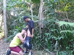 POKING THE LIL' TART IN THE MIDDLE OF THE FOREST.
