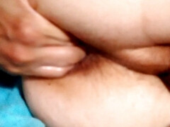 Close up of my anal masturbation