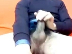 Italian Str8 Stud with Thick Man Rod spunks on web cam 118