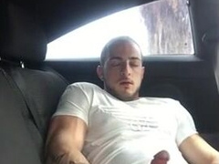Massive-Man meat Man Masturbates in a Truck