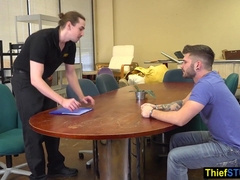 Not homosexual nubile perp Tyler Castle ruining a LP officers bum (Hook-Up Gimp )