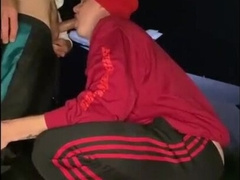 Boys plow all night in the underpass, park , railway station