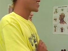 Naughty dildo play hospital threesome