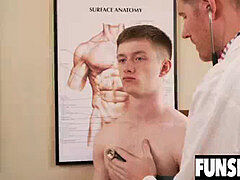 physician anal exam on boy with his large prick - FUNSIZEBOYS.NET