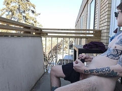 Raining Jizz from the Fifth Floor