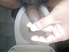 Afternoon in bathroom fun black cock touch XXX