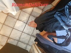 Master Ramon pisses directly in your mouth in his hot swimming trunks, enjoy it