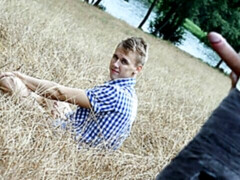 Outdoor ass fucking with Thomas and Chris