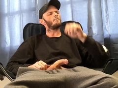 Enormous penis and great weed + money-shot ( smoke and stroke )