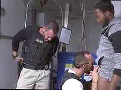 porn gay police movie and nail fireman Purse thief becomes caboose meat