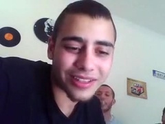 Hot Greek Boy Shows His Sexy Tattoo On His Big Ass