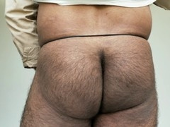 Desi teacher from India masturbates in sexy thong in a private room