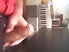 Daddy Jerking his fat cock