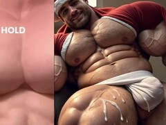 Gooner, pecs, muscle ass