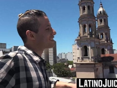 LatinoJuice.com - Skinny teen Edipo Rey gobbles straight Latino Ayun big dick