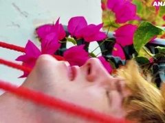 Young boy with a meaty meaty manstick predominates his subordinated in sportswear.