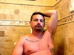 Straight dude beating off