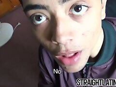 Young Latino stuffed with dick in ass and cum in mouth