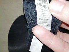 Cum on Strapless Black Bra 10C HD