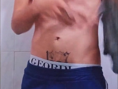 Bempasivo's tattooed Mexican jock dances, strokes, and fucks in front of camera