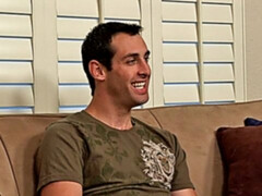 Shredded guy blows the biggest load ever