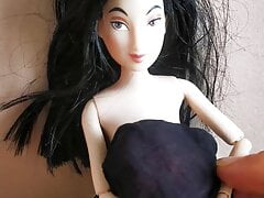 Barbie doll pantyhose handjob