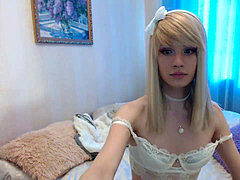 marvelous light-haired shows her penis 02